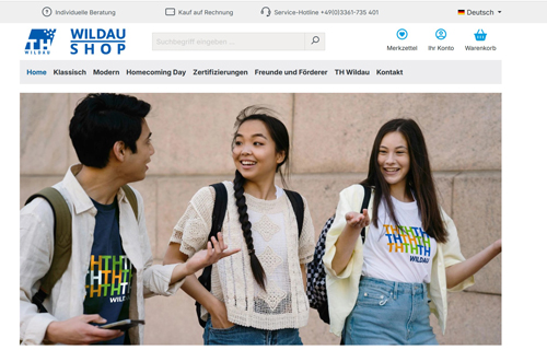TH Wildau – offizieller Online-Hochschulshop